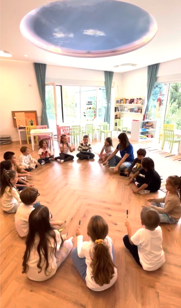 Group activity in a circle